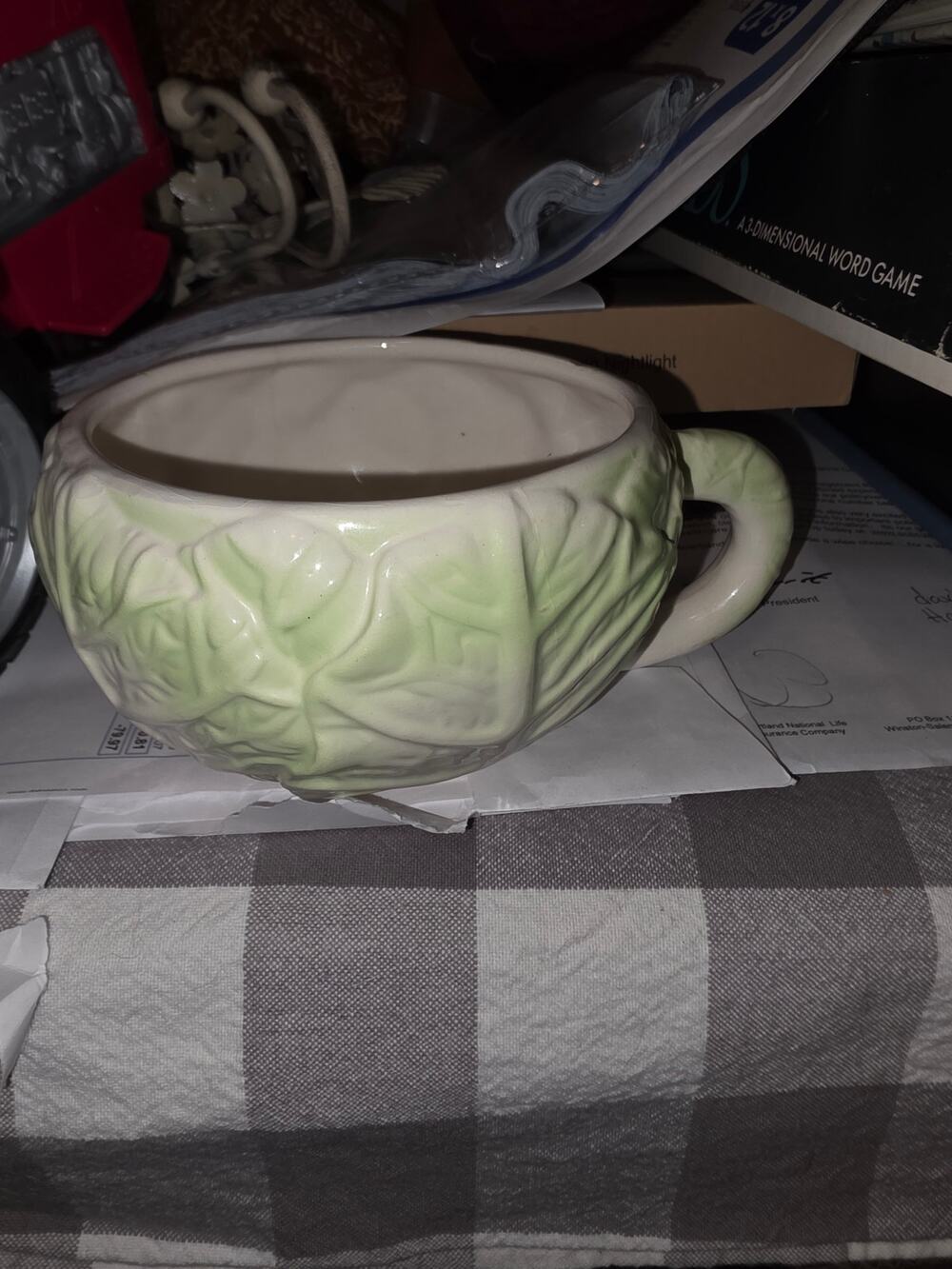 Cabbage Bowl with handle